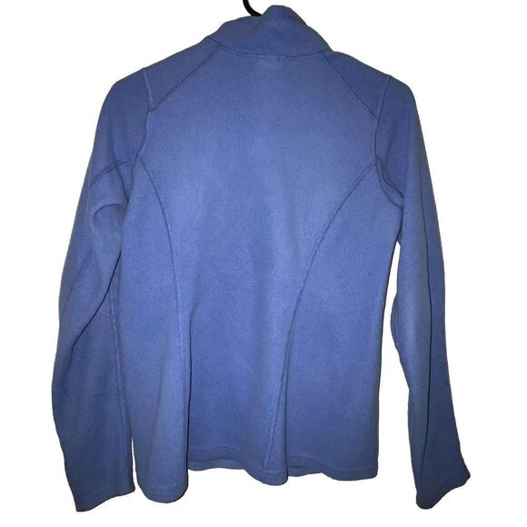 THE NORTH FACE Pullover Fleece Women's Small 1/4 Zip High Neck Blue Hike Outdoor - Picture 3 of 8